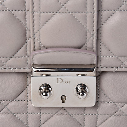 Christian Dior Lambskin Cannage Large Miss Dior Flap Grey 7 of 9
