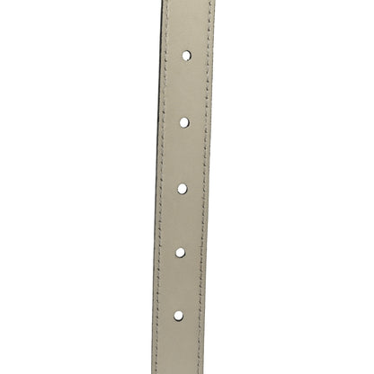 Gucci Calfskin Double G 20mm Belt 75 30 Mystic White 5 of 5