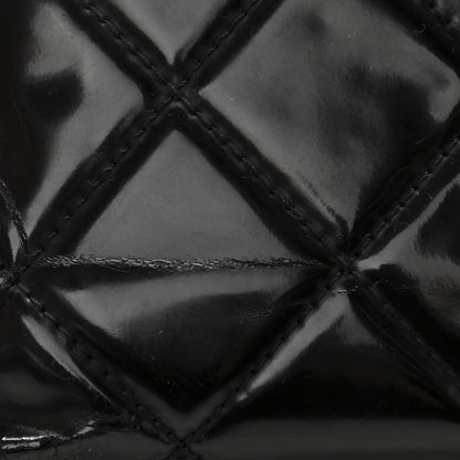 Chanel Vinyl Quilted In the Business Flap Bag Black 14 of 19
