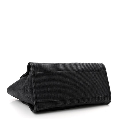 Chanel Canvas Medium Deauville Tote Black 4 of 10