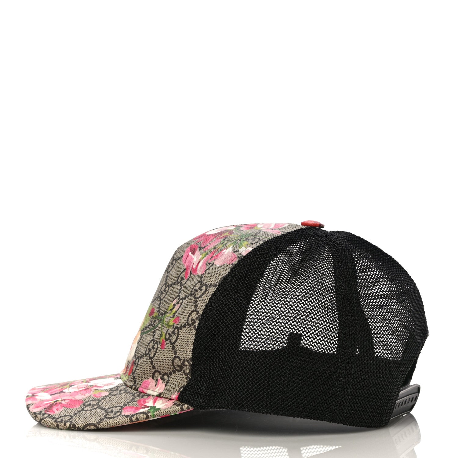 Gucci GG Supreme Monogram Blooms Baseball Hat XL Beige Multicolor 2 of 7