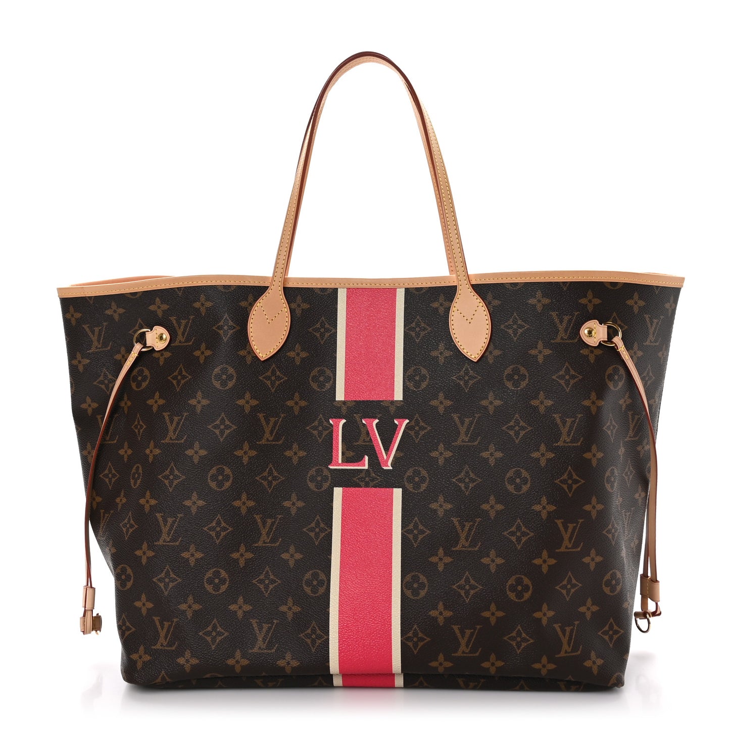 Monogram My LV Heritage Neverfull GM Fuchsia White