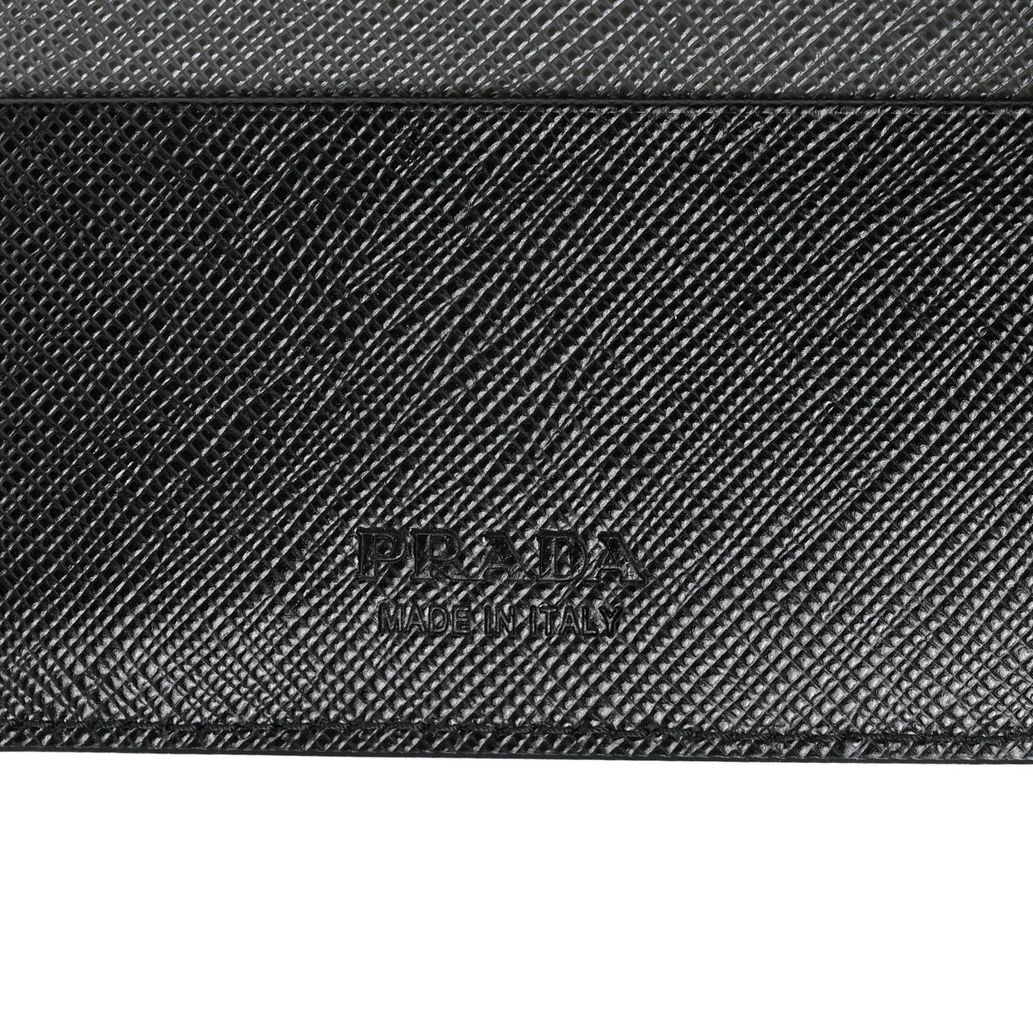 Prada Saffiano Bi-Fold Wallet Black 6 of 8