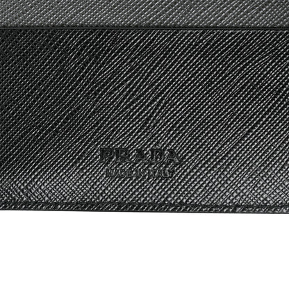 Prada Saffiano Bi-Fold Wallet Black 6 of 8