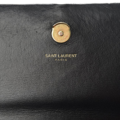 Saint Laurent Velvet Medium Monogram Kate Tassel Shoulder Bag Black 6 of 15