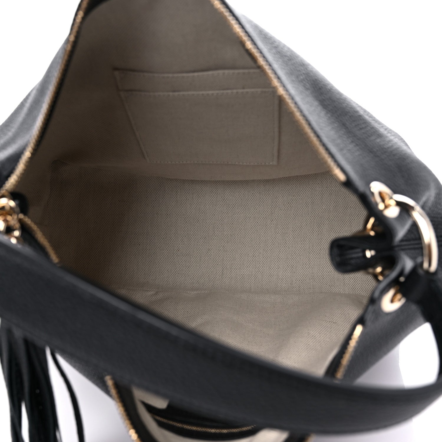 Gucci Pebbled Calfskin Large Soho Hobo Black 5 of 9