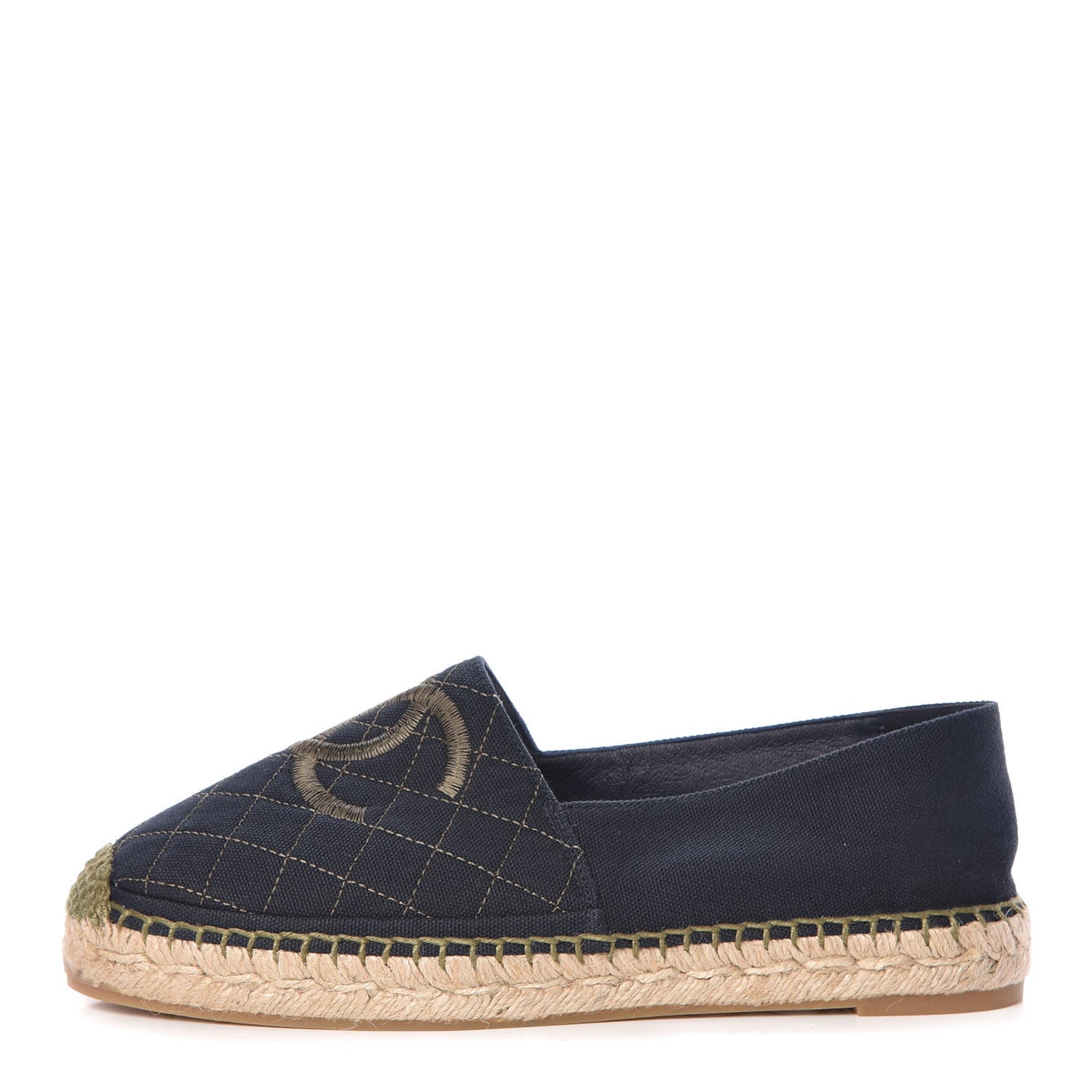 Fabric Biarritz CC Espadrilles 40 Blue Green
