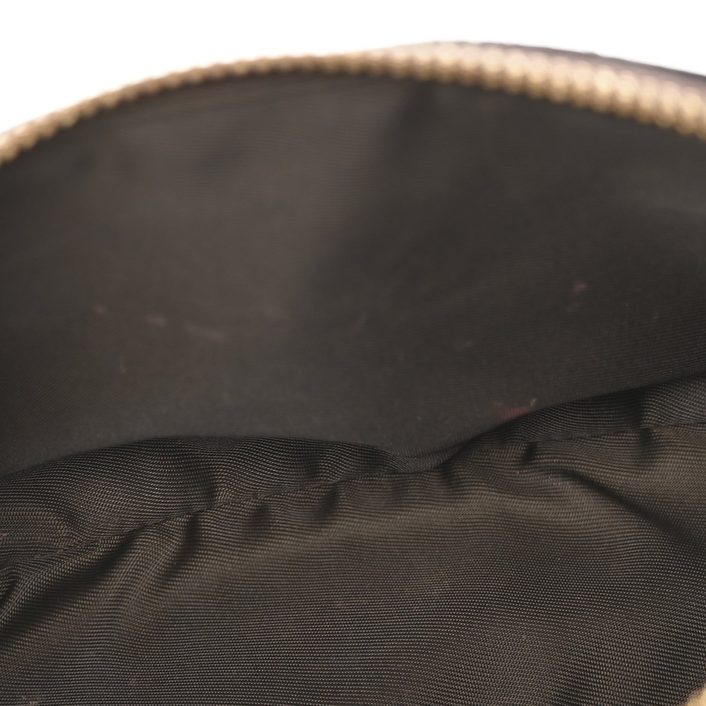 GG Supreme Monogram Textured Calfskin Web Medium Ophidia Cosmetic Case Beige Ebony New Acero