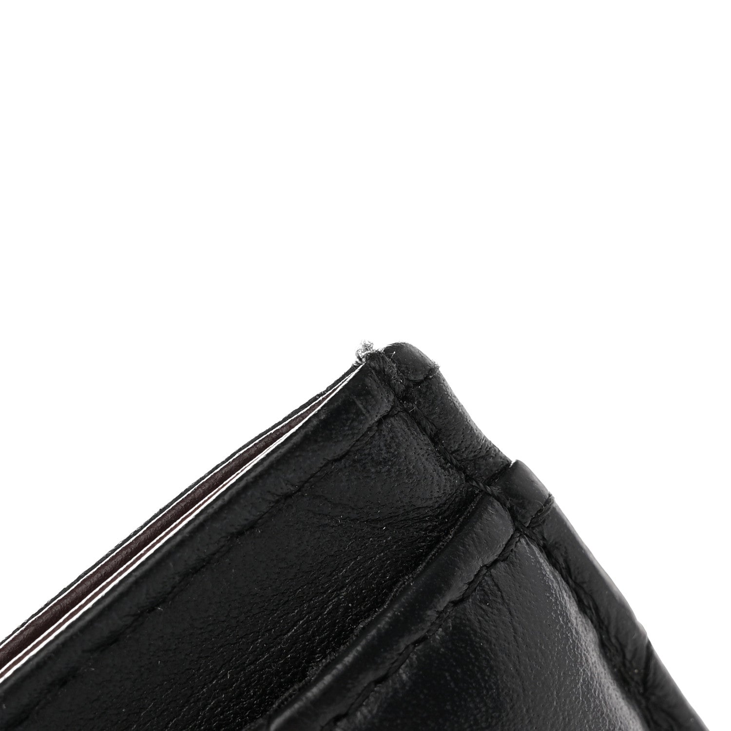 Chanel Aged Calfskin Quilted Lucky Charms Reissue Card Holder Black 15 of 17