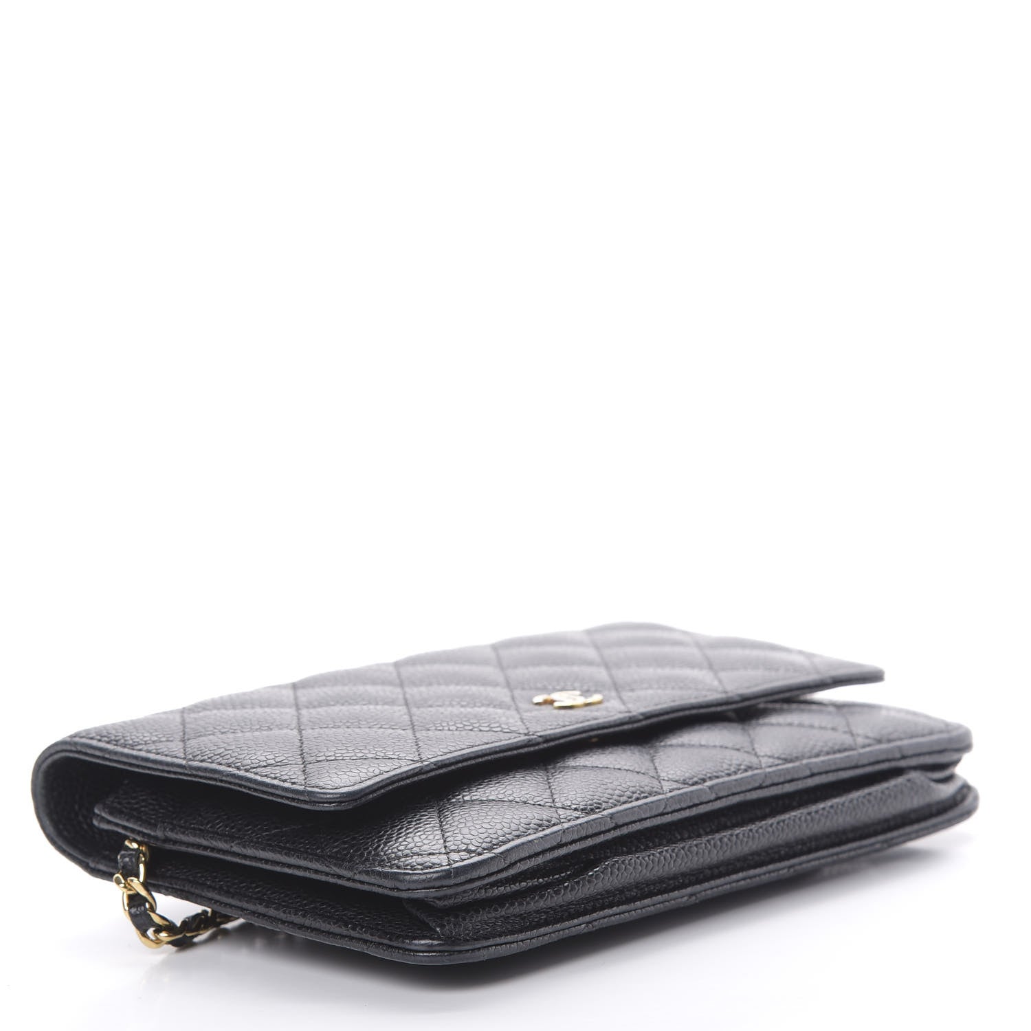 Chanel Caviar Quilted Wallet On Chain WOC Black 4 of 18