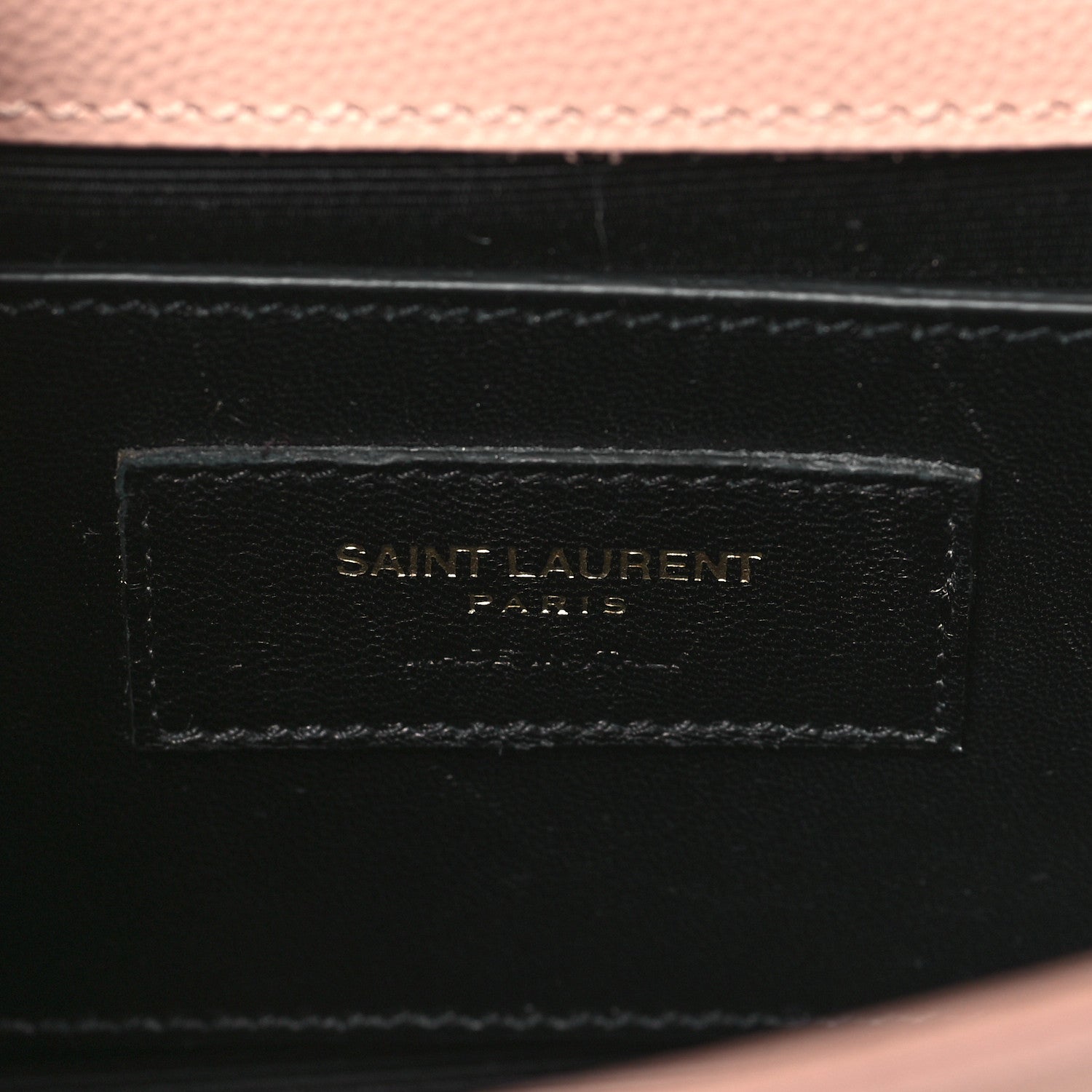 Saint Laurent Grain De Poudre Small Monogram Kate Satchel Pale Blush 6 of 10