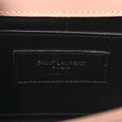 Saint Laurent Grain De Poudre Small Monogram Kate Satchel Pale Blush 6 of 10