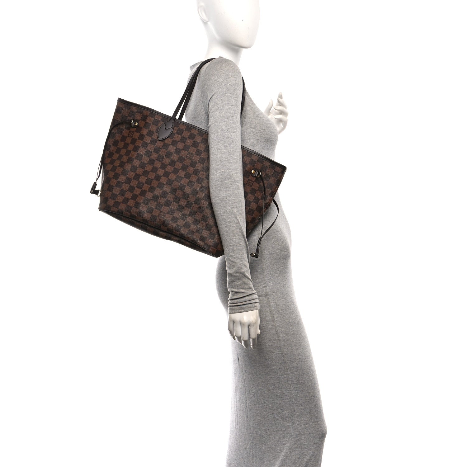 Louis Vuitton Damier Ebene Neverfull MM 2 of 10