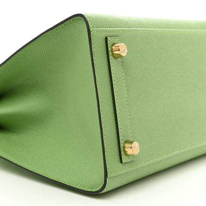 Hermes Epsom Birkin Sellier 25 Vert Criquet 9 of 11