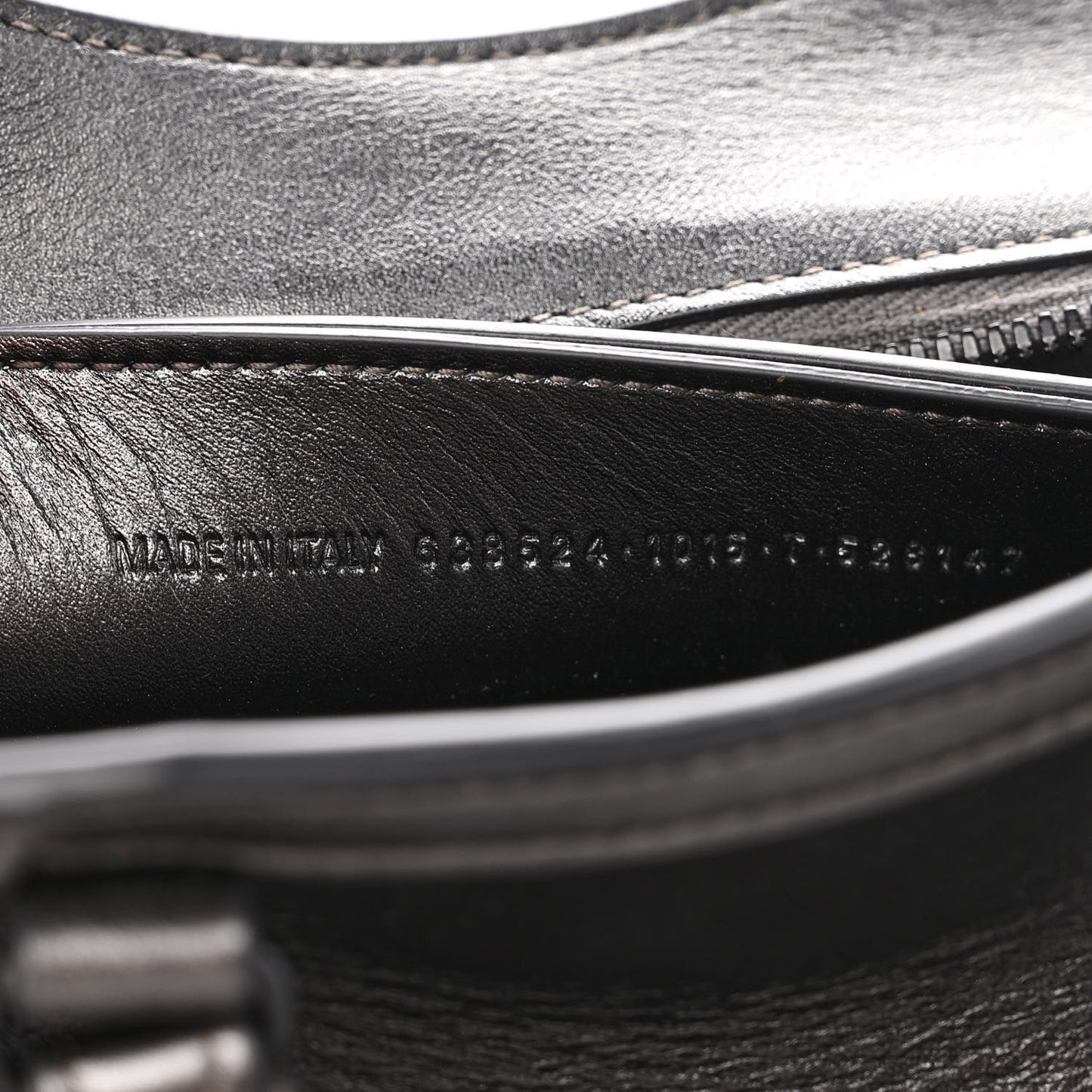 Smooth Calfskin Neo Classic Black Hardware Mini City Gunmetal