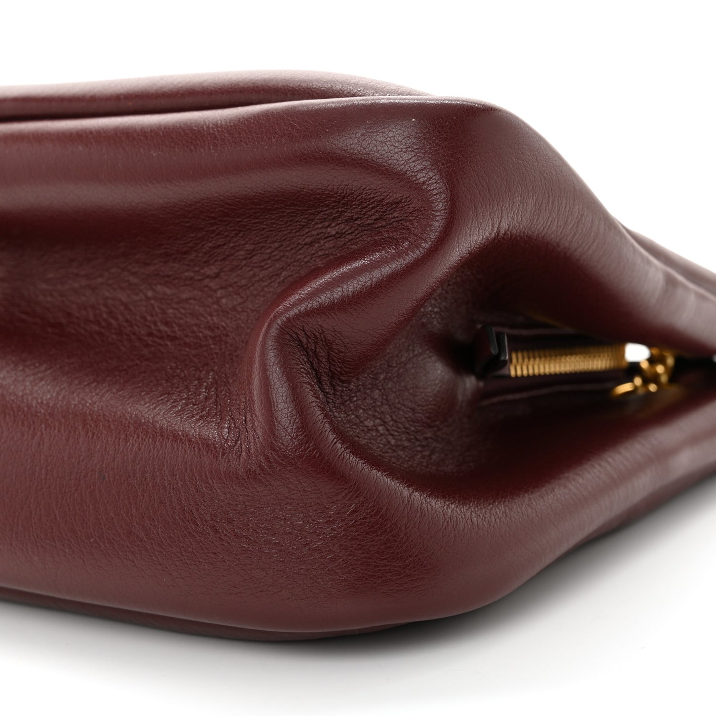 Pebbled Lambskin Winsley Shoulder Bag Oxblood