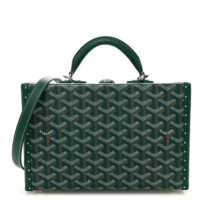 Goyard Goyardine Grand Hotel Trunk Bag Green 1 of 10