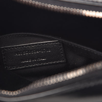 Saint Laurent Calfskin Matelasse Monogram Lou Camera Bag Black 7 of 9