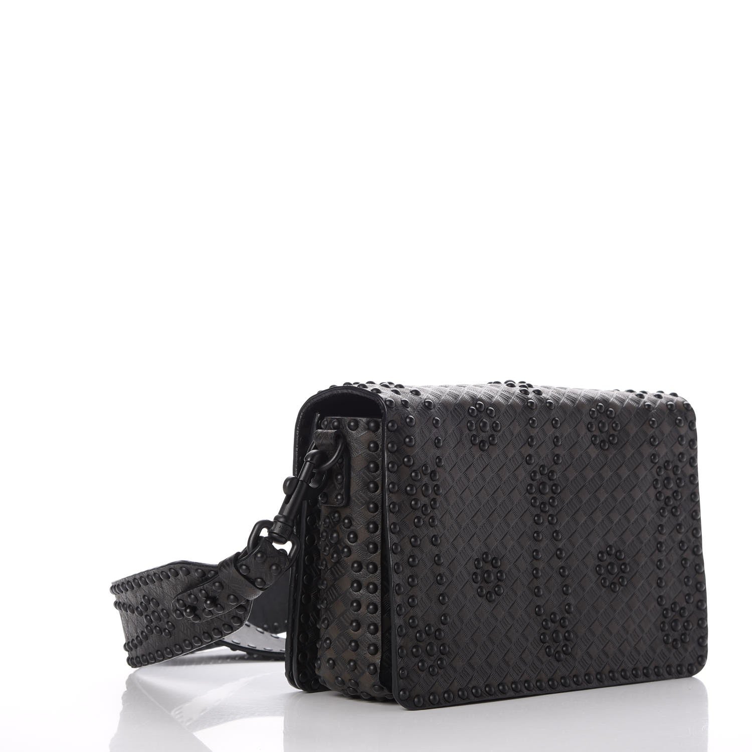 Christian Dior Calfskin Studded Dio(r)evolution Flap Bag Black 5 of 12