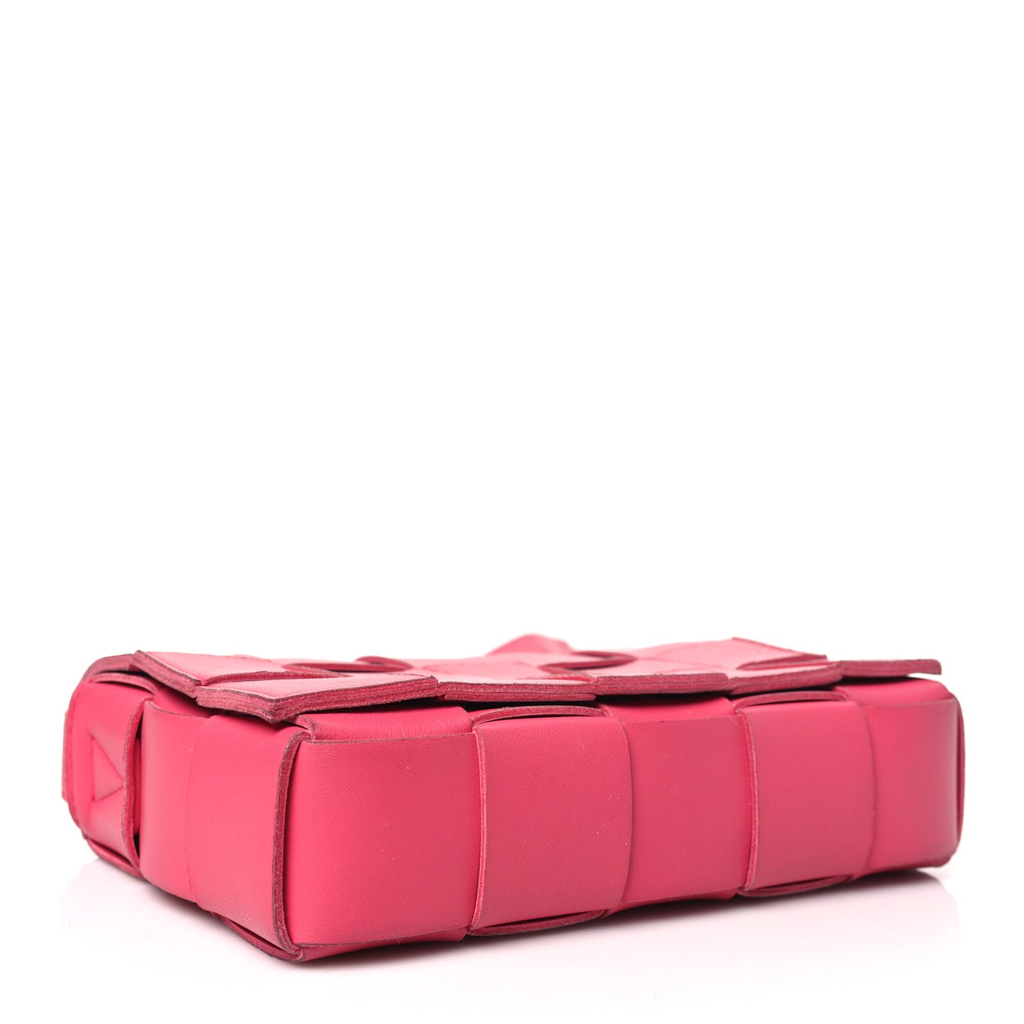 Lambskin Maxi Intrecciato Cassette Crossbody Bag Lollipop