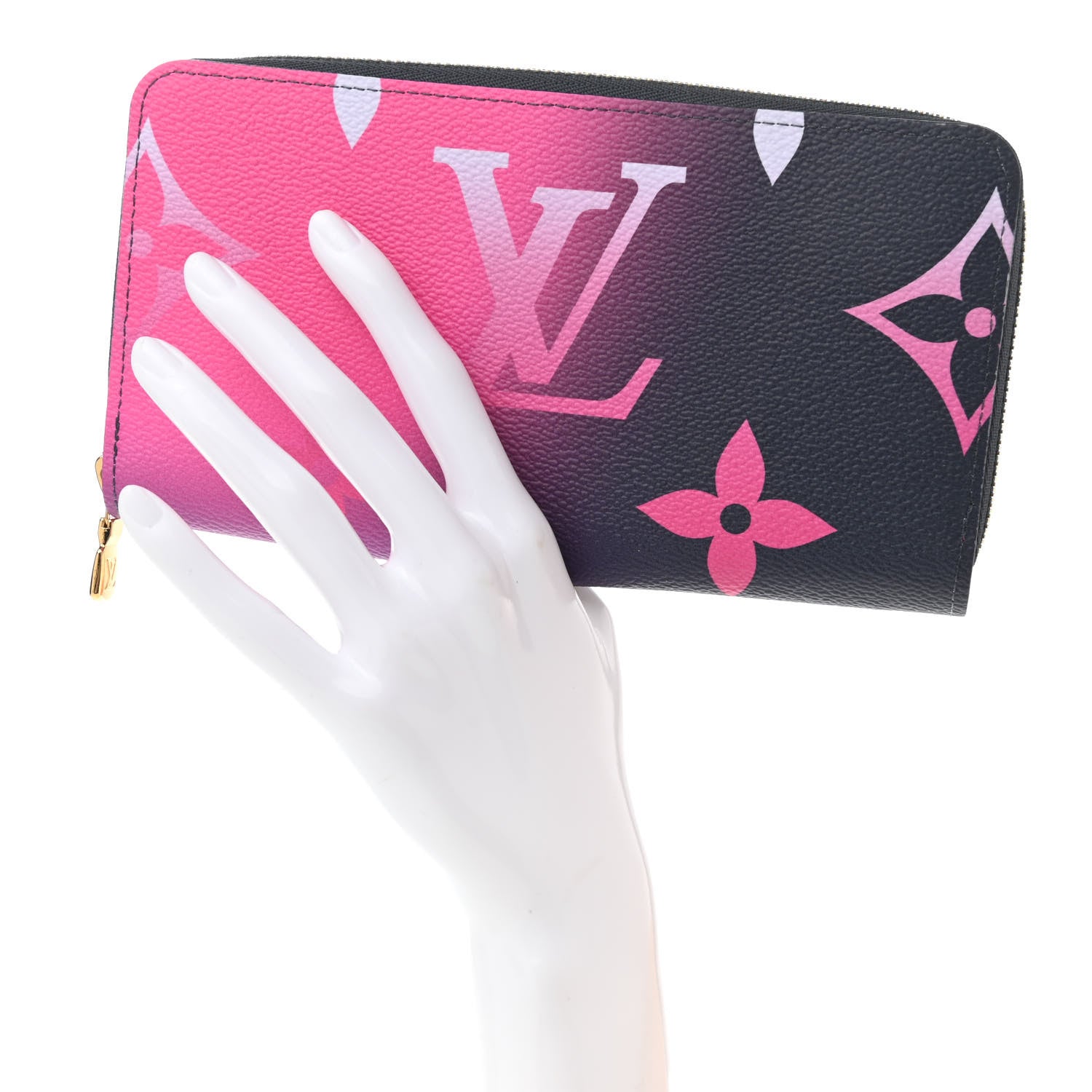 Louis Vuitton Monogram Giant Spring In The City Zippy Wallet Midnight Fuchsia 2 of 7
