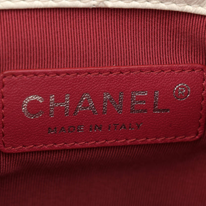 Chanel Aged Calfskin Quilted Small Gabrielle Backpack White 6 of 13