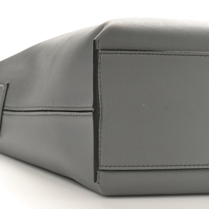 Loewe Supple Smooth Calfskin Jacquard Cubi Crossbody Bag Asphalt Grey 7 of 8