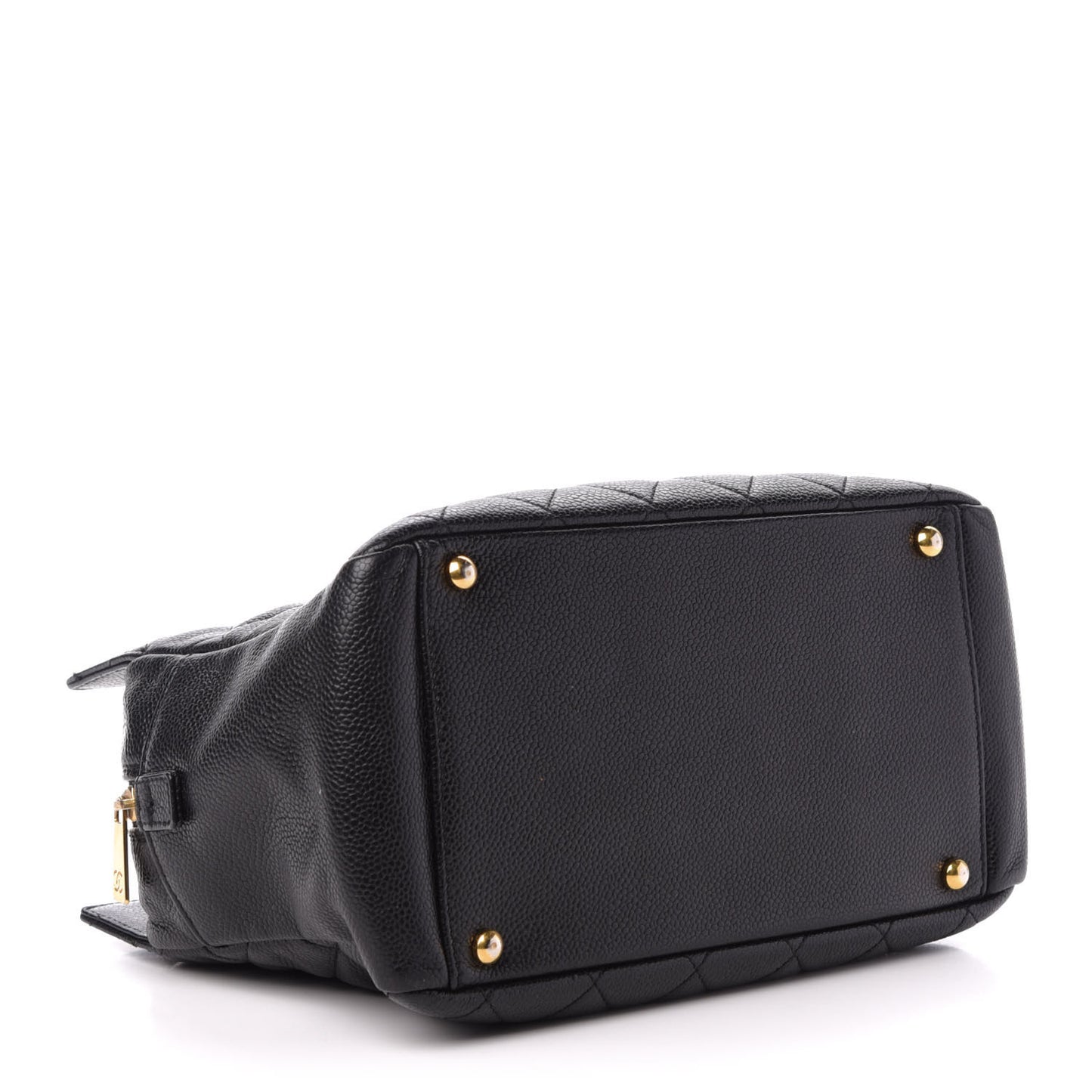 Caviar Quilted Petit Timeless Tote PTT Black
