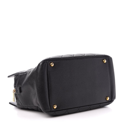 Chanel Caviar Quilted Petit Timeless Tote PTT Black 4 of 10