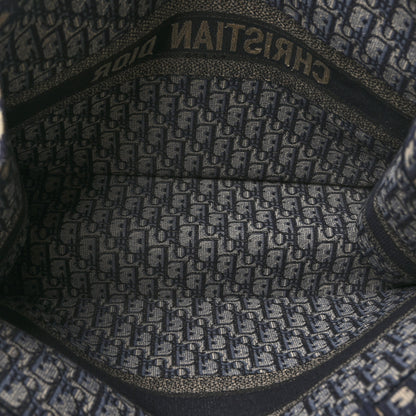 Christian Dior Oblique Large Book Tote Blue Multicolor 5 of 10