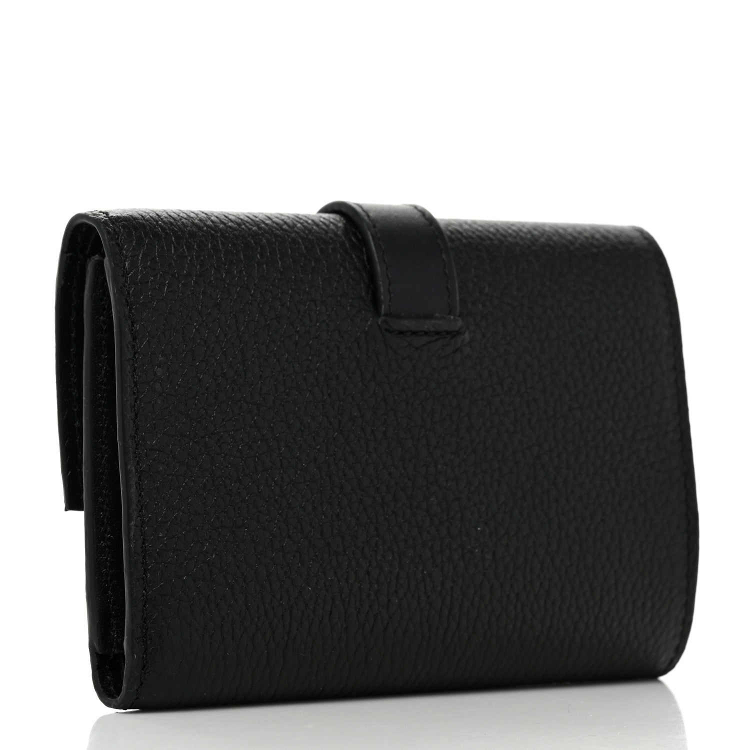 Loewe Grained Calfskin Small Vertical Wallet Black 3 of 8