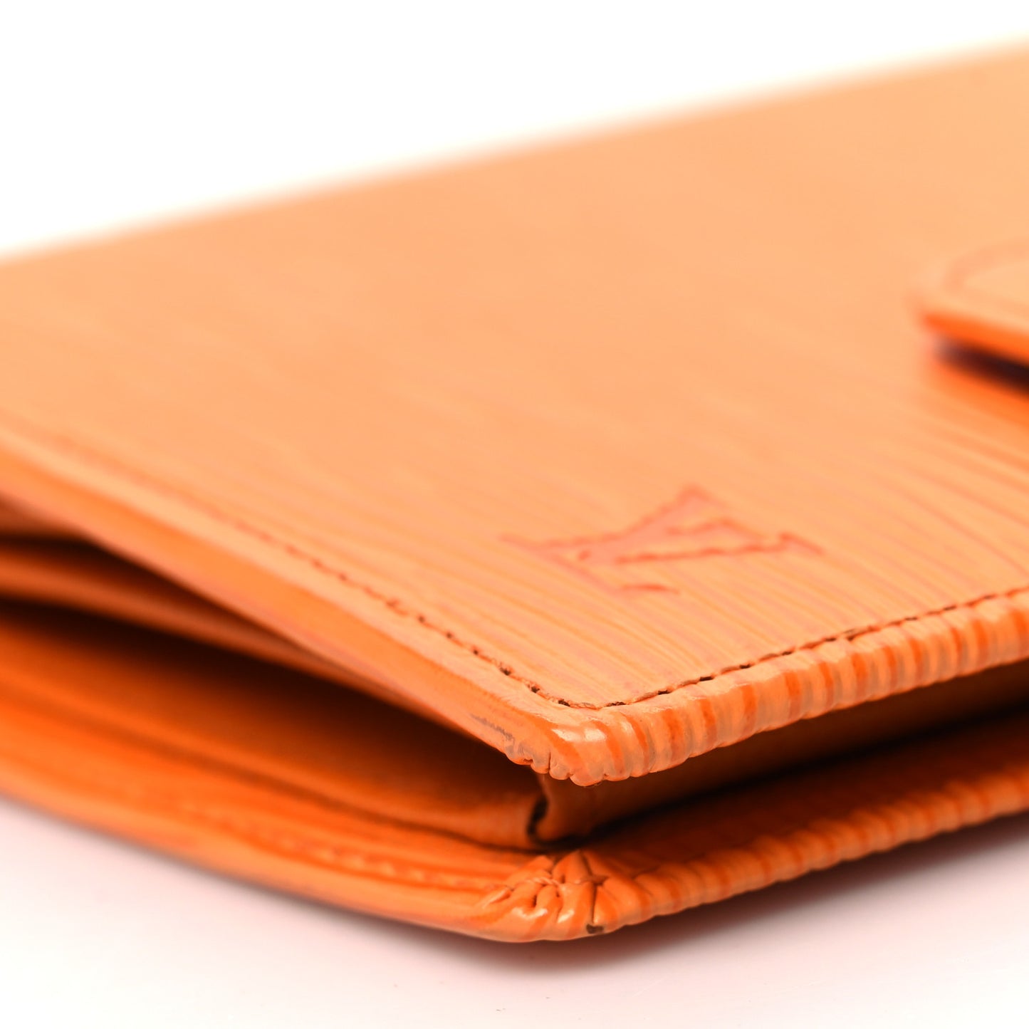 Epi Porte-Billets Compact Wallet Mandarin