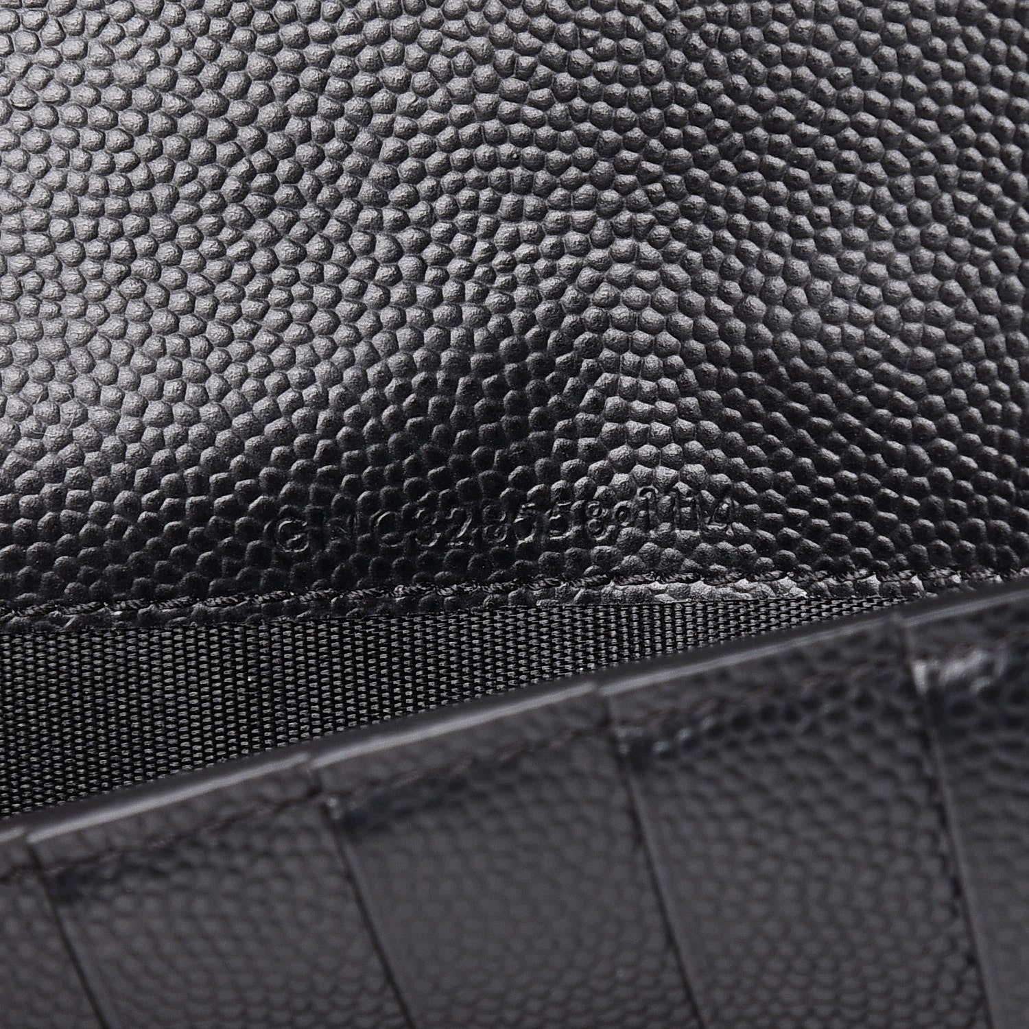 Saint Laurent Grain De Poudre Classic Zip Around Travel Wallet Black 7 of 10
