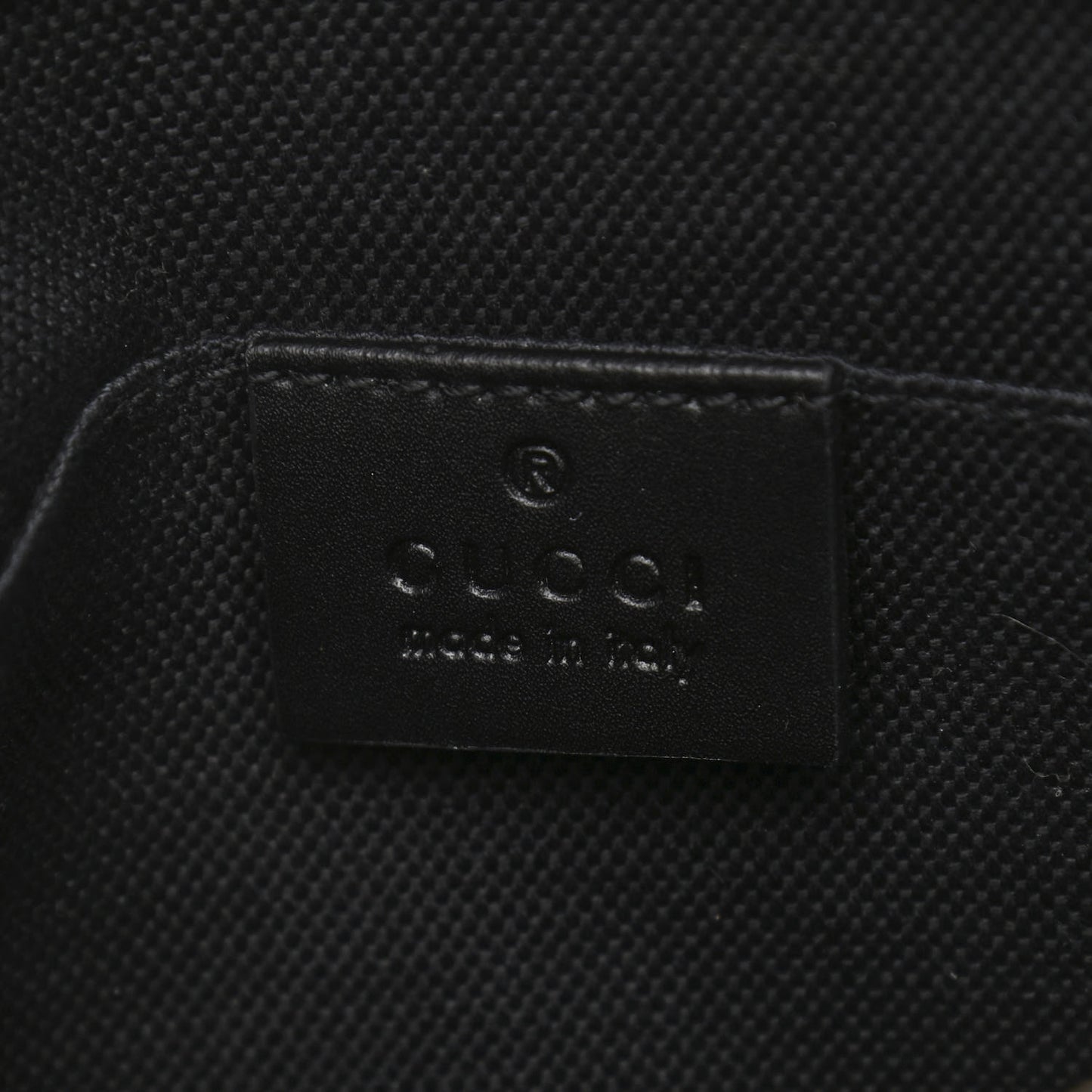 GG Supreme Monogram Web Small Flat Messenger Bag Black Grey