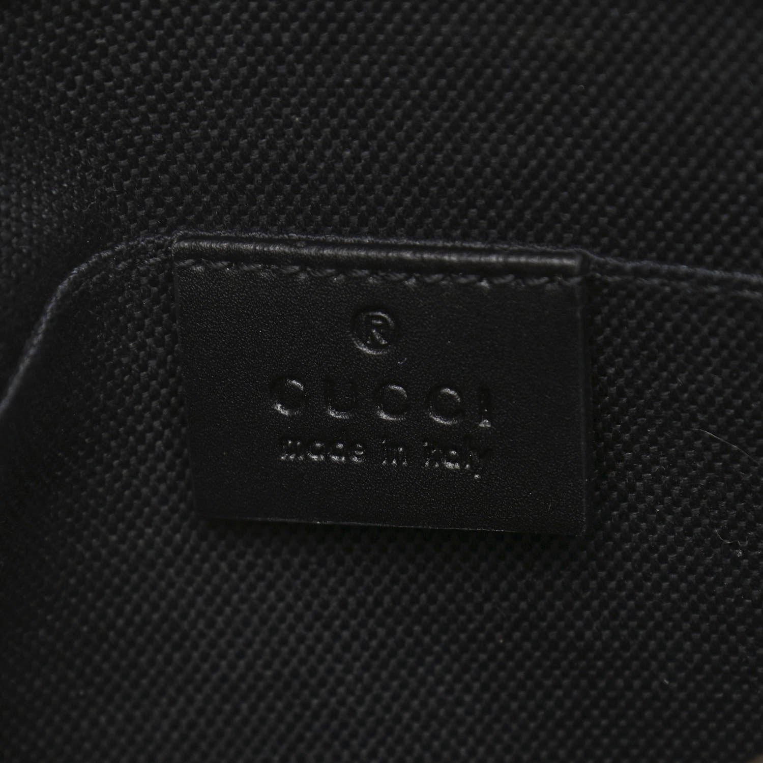 Gucci GG Supreme Monogram Web Small Flat Messenger Bag Black Grey 6 of 10