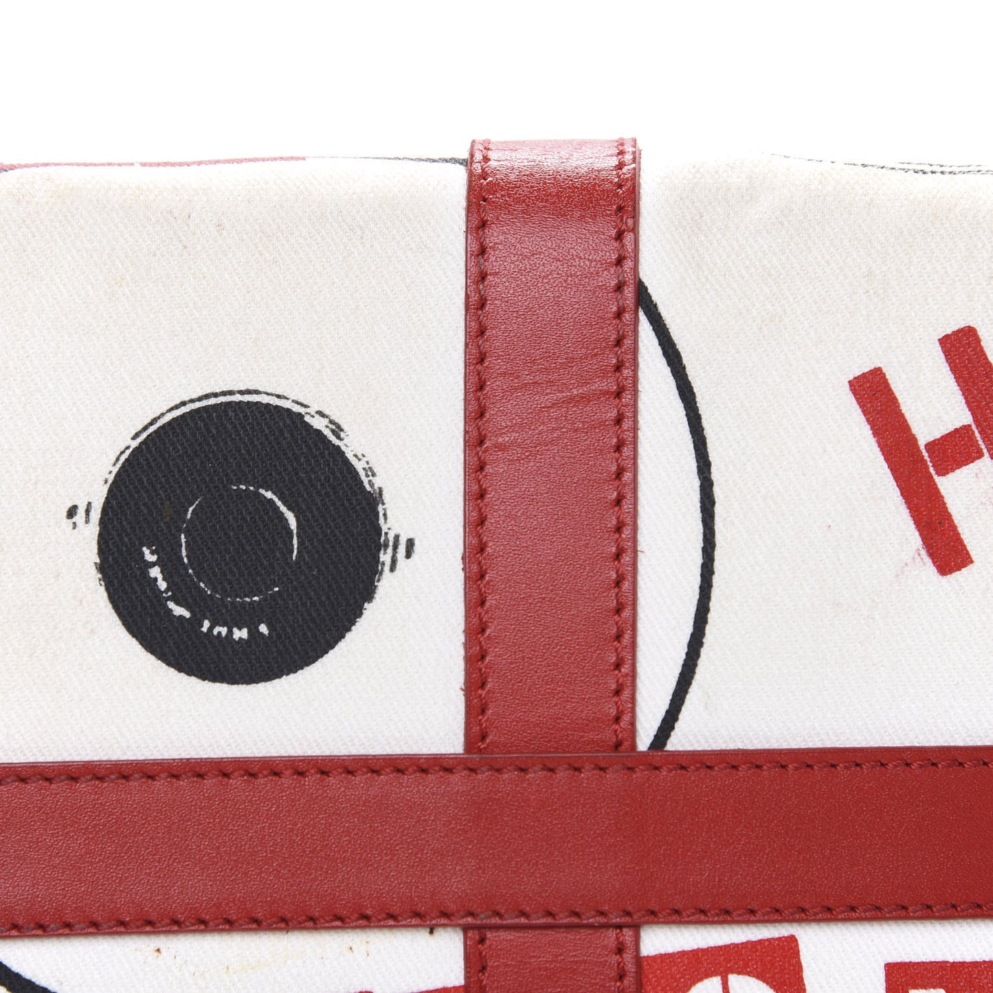 Canvas Hardcore Pierced Boston Black Red White