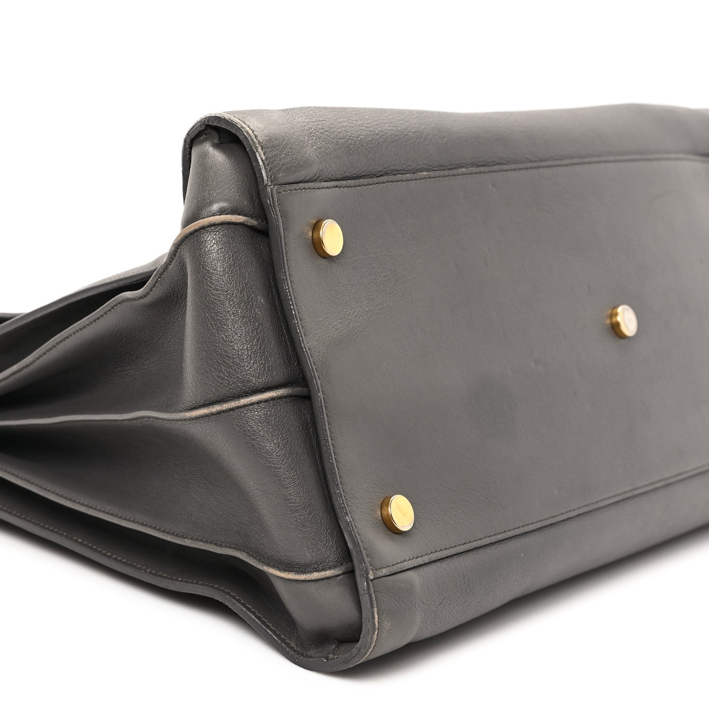 Calfskin Large Sac de Jour Carryall Grey