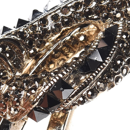 Valentino Garavani Vitello Crystal 50th Anniversary Snake Ring Evening Bag Poudre 8 of 9