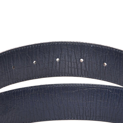 Gucci GG Plus Monogram Interlocking G Belt 90 36 Navy 6 of 7