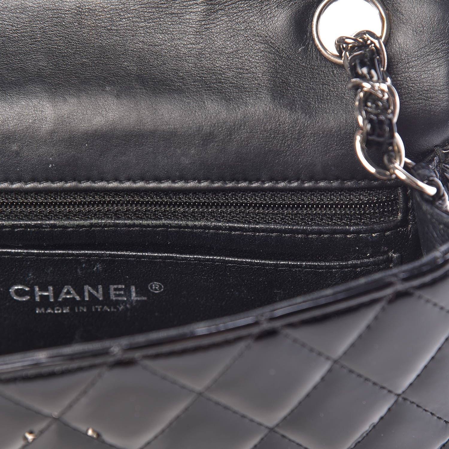 Chanel Patent Calfskin Quilted Mini Rectangular Flap Black 12 of 20