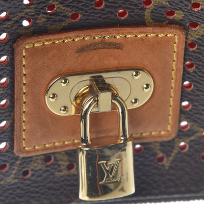 Louis Vuitton Monogram Perforated Pochette Accessories Bag Orange 13 of 19