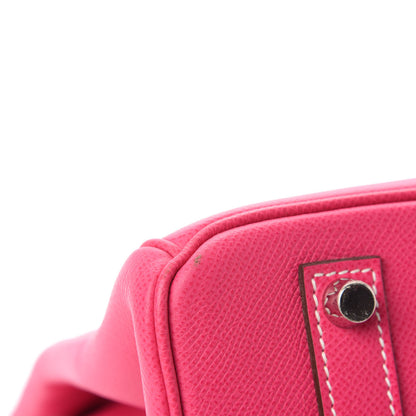 Hermes Epsom Candy Birkin 35 Rose Tyrien Rubis 8 of 12