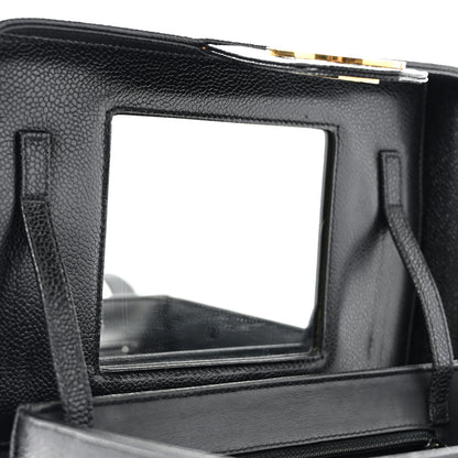 Chanel Caviar Vanity Train Case Black 12 of 12