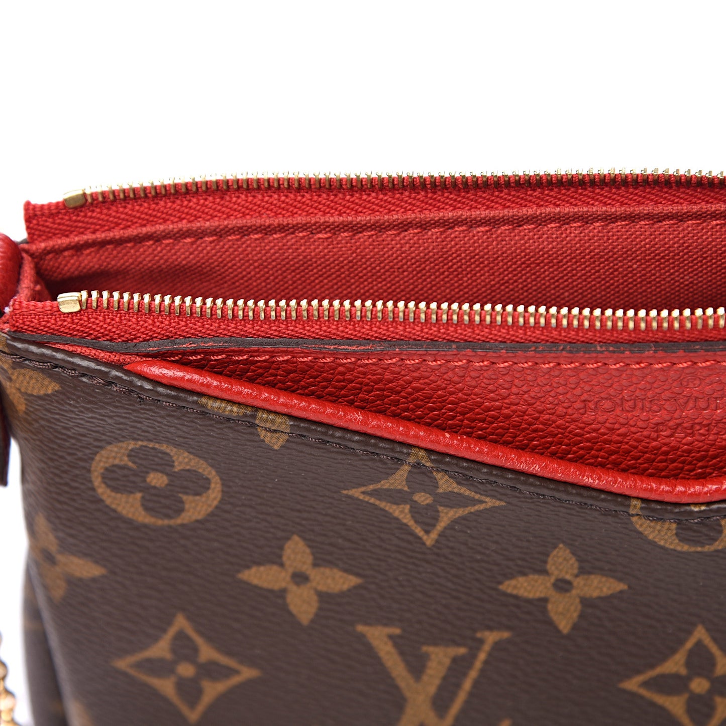Monogram Pallas Clutch Cherry