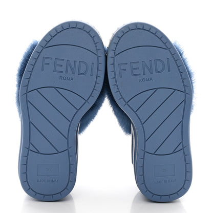 Fendi Mink Fashion Show Platform 140mm Slide Sandals 36 Perfect 5 of 7