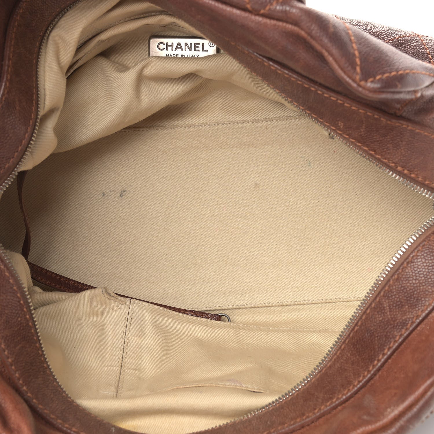 Chanel Caviar Large Outdoor Ligne Doctor Bag Brown 5 of 18
