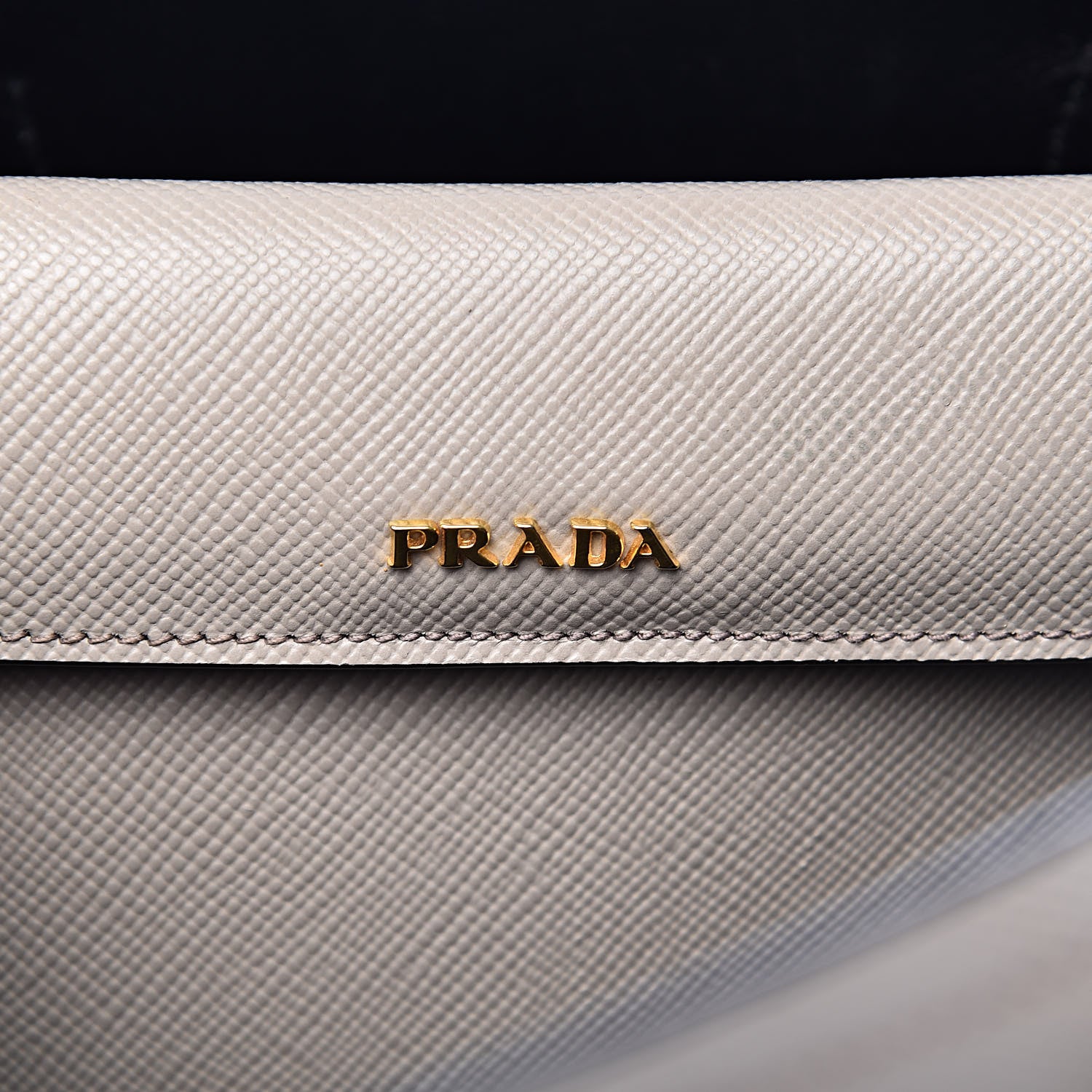 Prada Saffiano Cuir Medium Double Bag Pomice 6 of 13