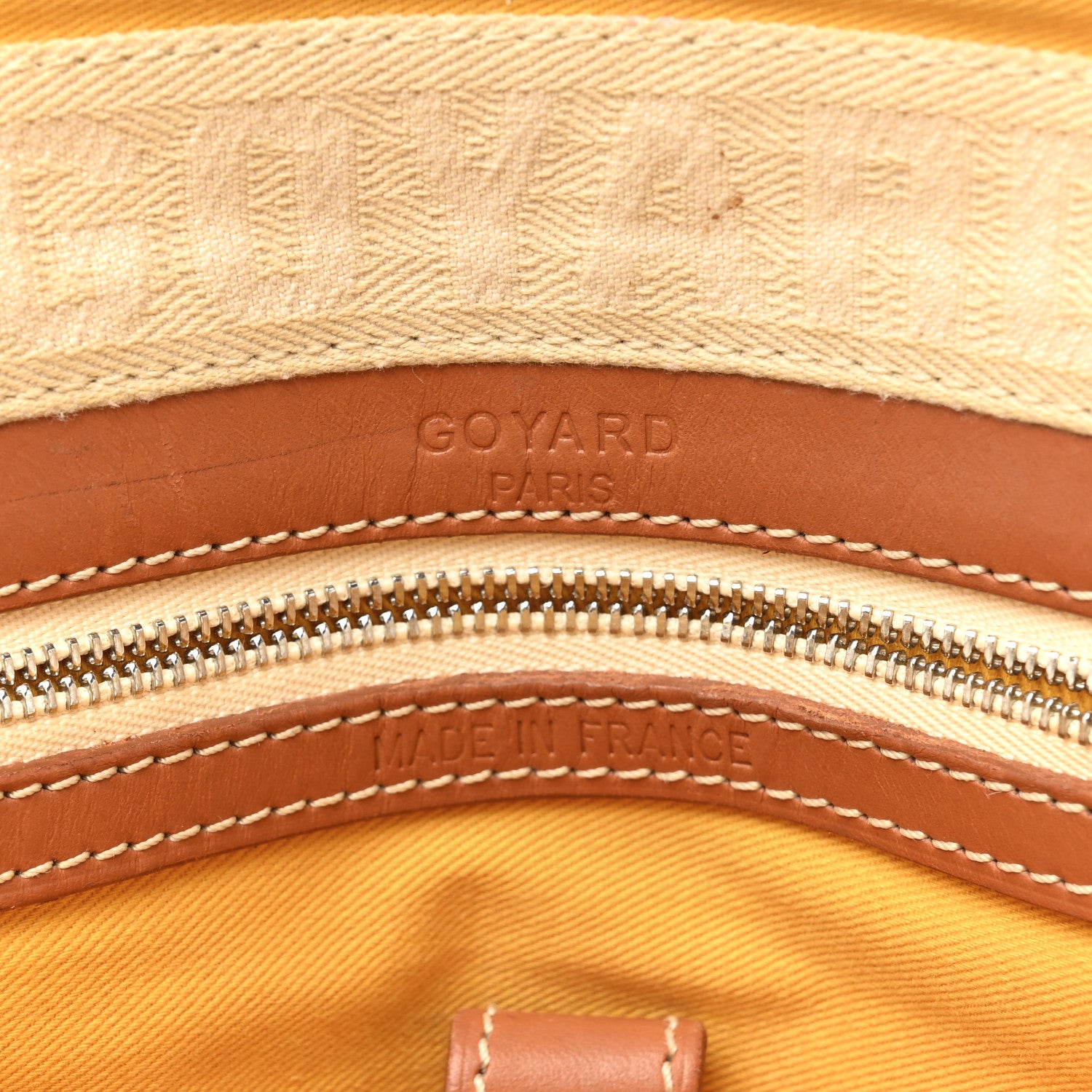 Goyard Goyardine Sac Vendome MM Black Gold 6 of 21