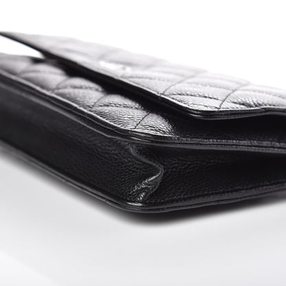 Chanel Caviar Quilted Wallet On Chain WOC Black 13 of 13