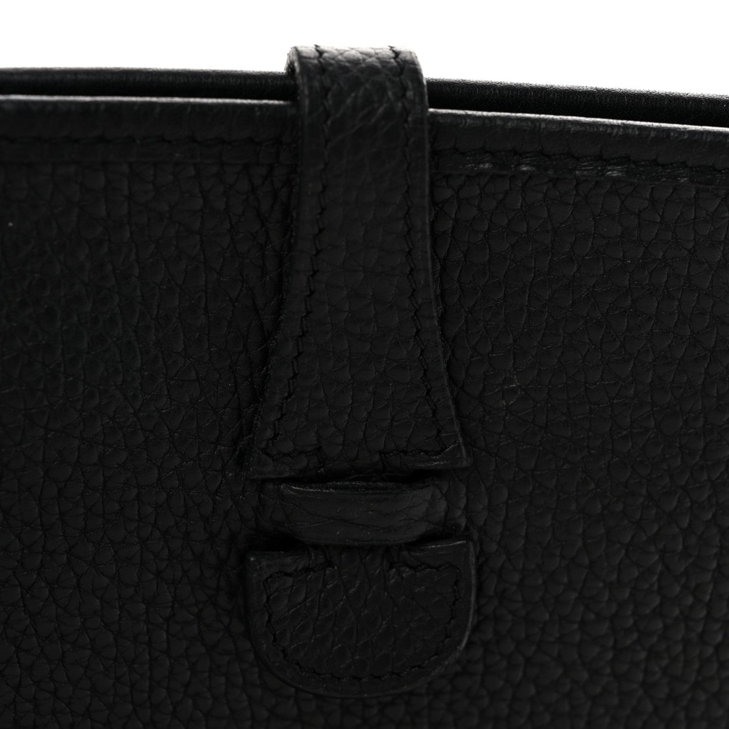 Hermes Taurillon Clemence Evelyne II PM  Black 12 of 12